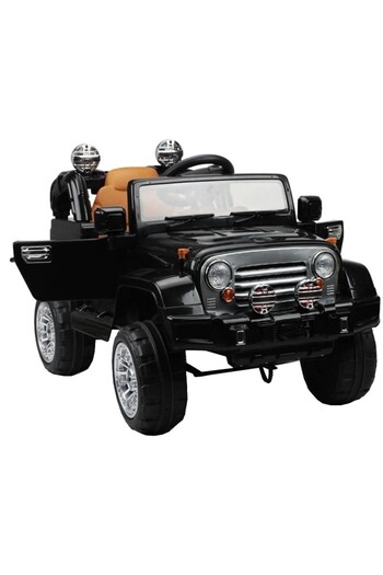 NOVOKIDS NOVOKIDS™ Safari SUV PRO Battery-Powered Electric Ride-On Car for Children, Black