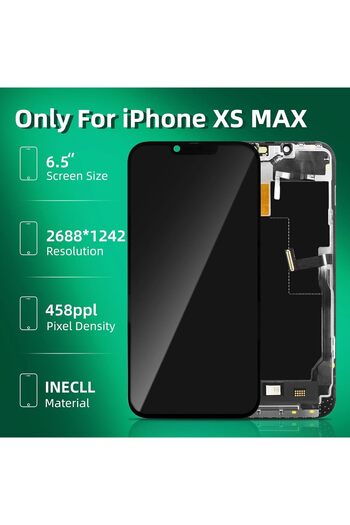 EFAITHFIX LCD Display For iPhone XS MAX, Touch Screen Replacement, - CN