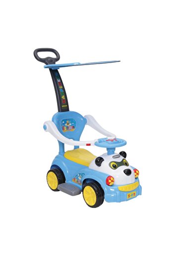NOVOKIDS Masinuta copii si bebe NOVOKIDS™ Baby Panda Rider, Albastru