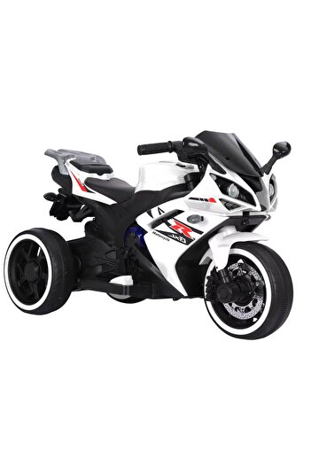 NOVOKIDS NOVOKIDS™ Storm Motor Trio GTX Battery-Powered Electric Motorcycle for Kids, White