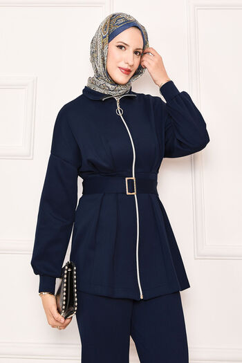 EBRUTESETTÜR Pile Detailed Zippered Double Suit