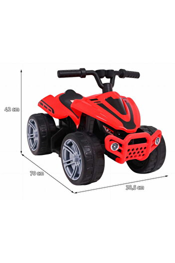 NOVOKIDS NOVOKIDS™ Mini Monster Battery-Powered Electric ATV for Kids, Red