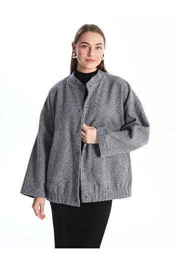 LC Waikiki Özmarka New Season College Collar Oversize Women's Bomber Jacket