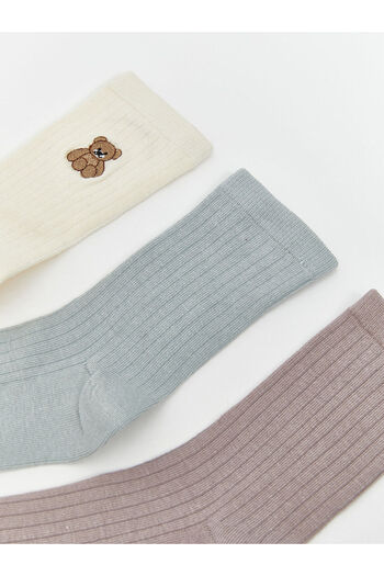 LC Waikiki Peak New Season Embroidered Women's Socks 5 Pack