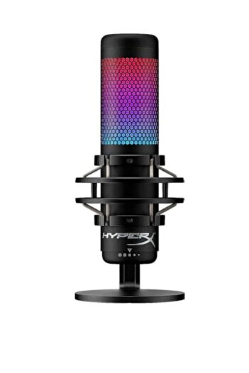 HyperX QuadCast S – RGB USB Condenser Microphone