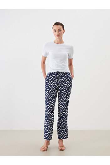 LC Waikiki Carrot Cut Women's Trousers with Elastic Waist