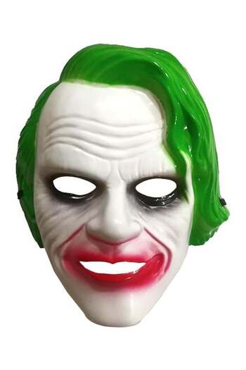 Generic Joker Clown Party Mask for Kids and Adults for Festivals, Halloween, Costume Cosplay, Comic