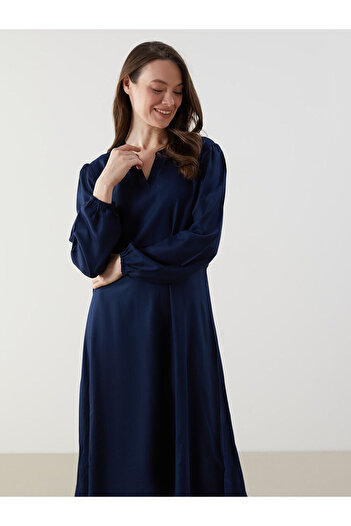 LC Waikiki Özmarka New Season Cropped Collar Belmando Dress