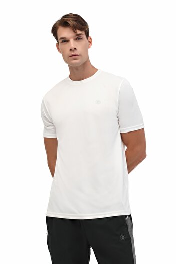 lumberjack Ανδρικό κοντομάνικο μπλουζάκι MB CT100 PES C T-SH 5PR OFF WHITE