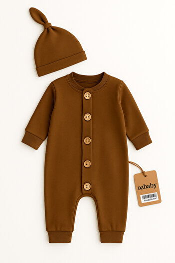 Oz Baby Seasonal 100% Cotton Beret Baby Romper Set - New Season Unisex