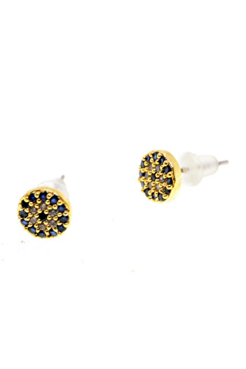 Hmd Gold Color Evil Eye Zircon Earrings