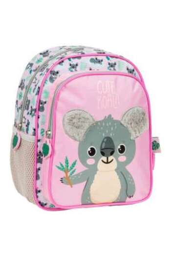Derform Backpack, Derform, Koala, with side pocket, 24.5×30.5x40cm, multicolor