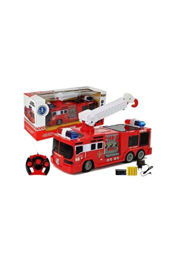 LeanToys Fire Truck RC Toy with Remote Control 28m MCT 7221