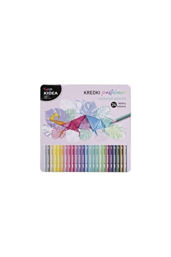 Kidea Set 24 beautiful crayons for kids, Kidea, multicolored