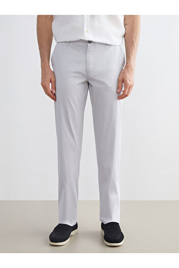 LC Waikiki Gray Standard Fit Men's Chino Trousers