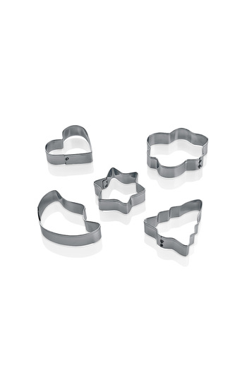 Mons Cookie Mold Qlux Stainless Steel Cookie Mold 5 Piece Mold L-00155 Bpa Free