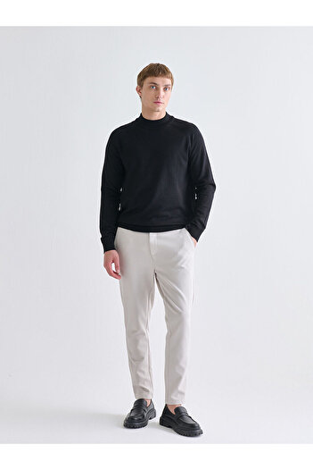 LC Waikiki Half Turtleneck Long Sleeve Men's Knitwear Sweater