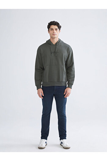 LC Waikiki Printed Hooded Men's Sweatshirt