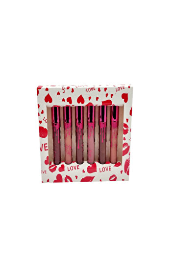 Kiss Set of 6 Transfer-Resistant Liquid Lipsticks