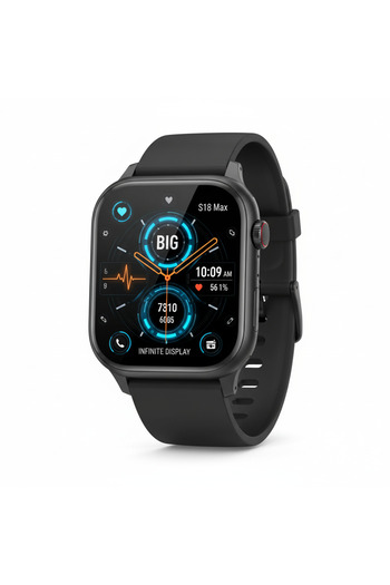 Generic S18 Max Series 10 Smartwatch | 7-in-1 Set with Wireless Charging, Big Infinite Display