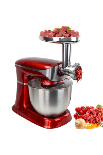 Royalty Line Food processor 3in1 RL-PKM1900.7BG, 1900W, 6.5 liter, Blender, Mixer, Meat grinder, Red