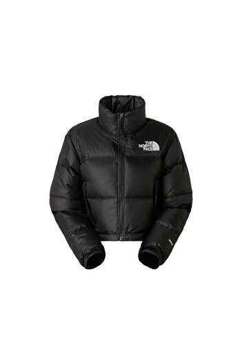 THE NORTH FACE W Nuptse Short Jacket Women's Outdoor Coat (700 Fill Power Goose down) Nf0A5Ggegog1 Black