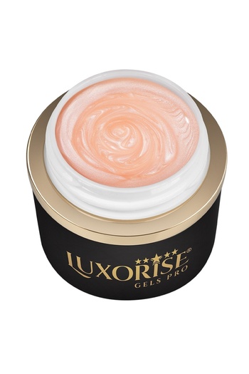 LUXORISE RevoFlex Royal Pearls Nail Construction UV Gel 15ml, Golden Muse