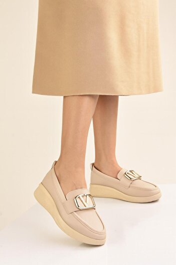 MODAONN Buckle Detail Women's Loafer