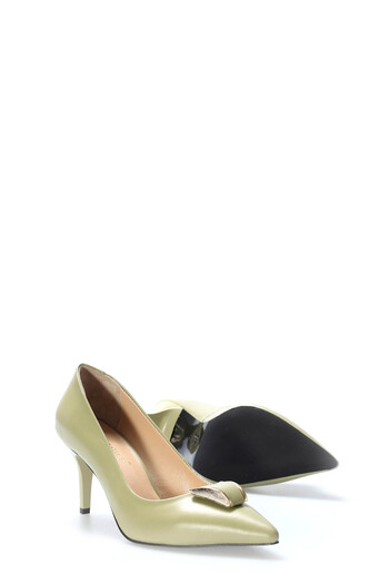 TUGERDİ Avacado Genuine Leather Jurdan Sole Quality Thin Heels Women Shoes Tg092152613520