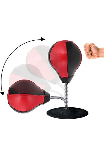 dalimag Boxing Bag with Suction Cozevdnt, Reflex Ball, PU Leather, Complete Set