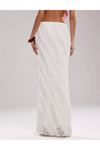 SHEIN Shein maxi skirt, white