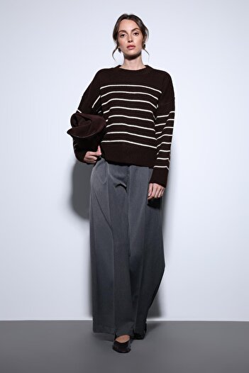 Antioch Anthracite Wide Leg Women's Trousers