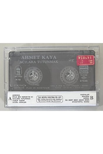 Raks Ahmet Kaya Keep Your Troubles in Mind Cassette (Original Period Edition Cassette)