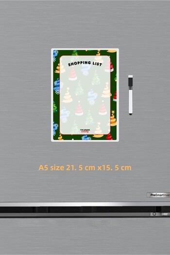 The Grade Summer Clear New Year Colorful Pine Tree Shopping List Fridge Magnet Memo Holder Christmas Ornaments Memo Holder