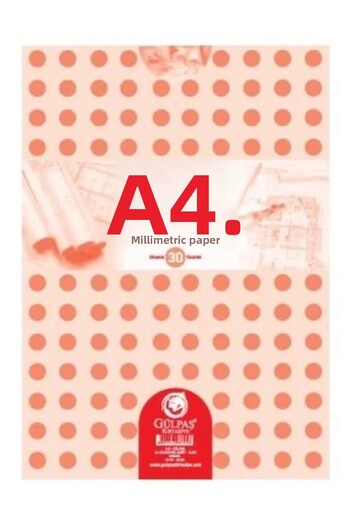 HarmonyAura Gülpaş 144 Technical Picture Notebook A-4 30 Sheets 12 Li