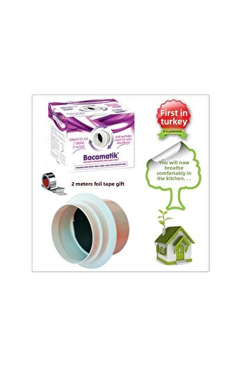 Bacamatik Aspirator Hood Chimney Flap Anti-Odor Flap