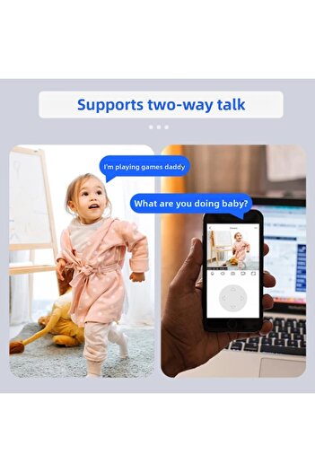TTT Baby Home Security Camera with 5 Antennas