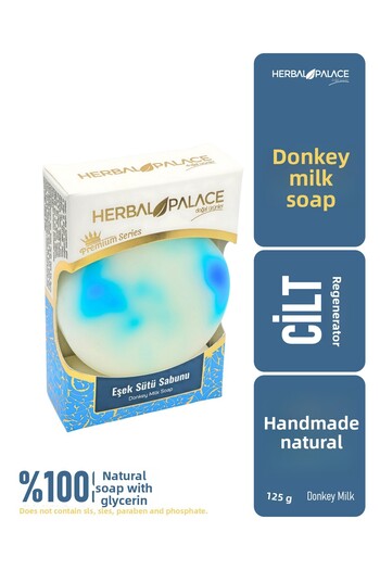 Herbal Palace Donkey Milk Soap - Skin Renewing - Handmade - Glycerin Based