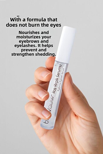 BROWWAUW Water Based Eyebrow and Eyelash Growth, Repair, Strengthening and Care Serum