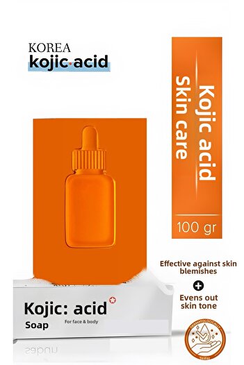 Lorien Weel Korea Kojic Acid Blemish Soap, Anti-Blemish Kojic Acid Soap with Turmeric and Kojic Acid Effect