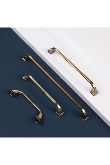 KOÇSAN Mâner Roma Antic Galben 192 Mm Mobilier Bucătărie Country de Lux Mâner Sertar Dulap