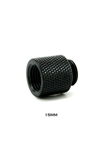 Choice Black 15mm Extender Fitting 10mm 15mm 20mm 30mm 40mm M-F G1/4 Black / Silver Nickel For Computer Wat