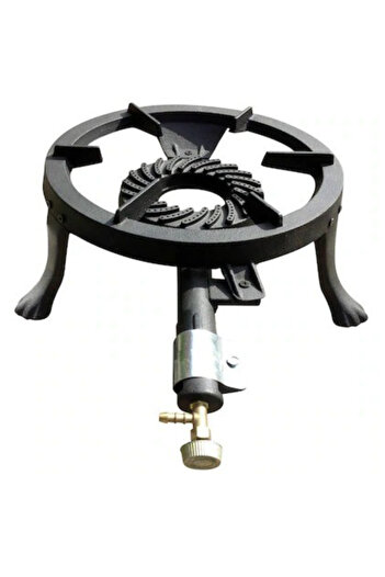 TEHNOSHOP Cast iron LPG burner 33cm, outdoor cooking, durable