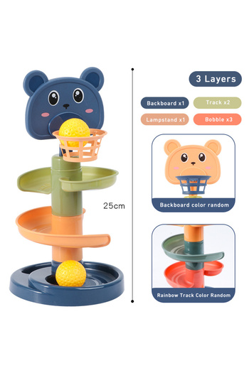 Choice 3 layers Montessori Toys Baby 0 12 24 36 Months Track Rolling Ball Push Pop Sliding Ball Early Educa