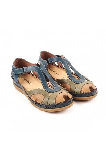 Forelli Sally-G Full Orthopedic Inside and Outside Genuine Leather Women's Sandals