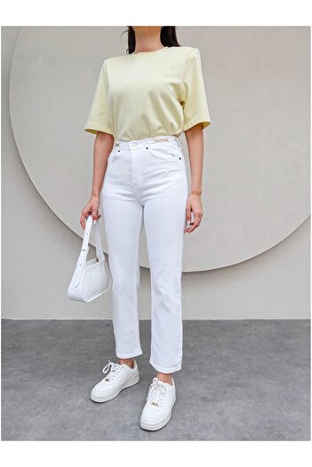 ESRAHELVACI Momfit Jeans with Waist Accessories