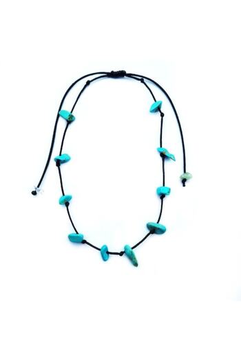Wild Bracelets Anklet with semi-precious stones, turquoise