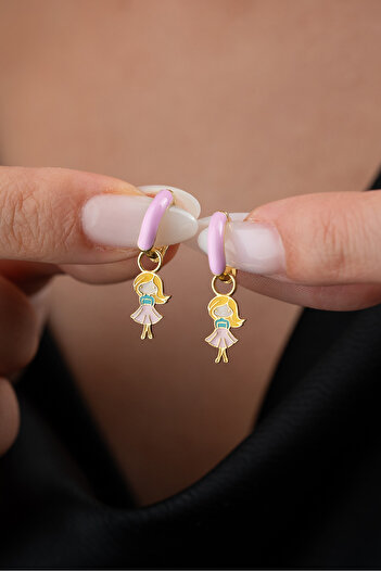 Silvano Jewelry 925 Ayar Gümüş Kız Çocuk Küpe