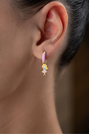 Silvano Jewelry 925 Ayar Gümüş Kız Çocuk Küpe