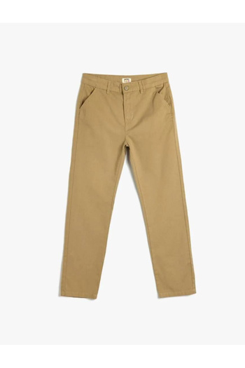Koton Camel Hair Boy's Trousers 5Wkb40057Tw